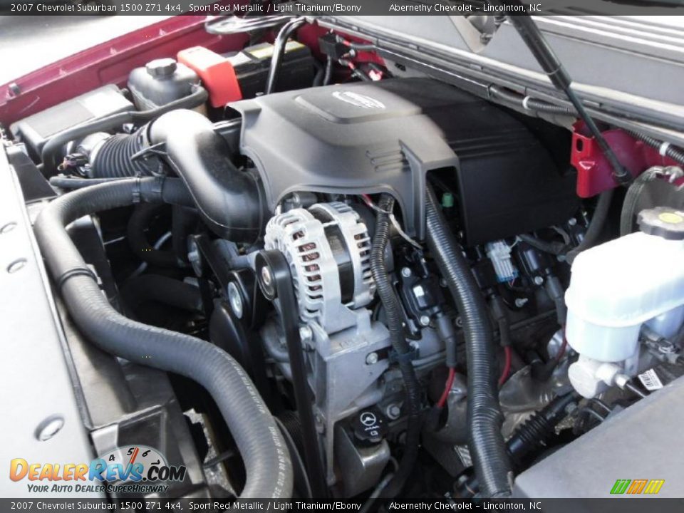 2007 Chevrolet Suburban 1500 Z71 4x4 Sport Red Metallic / Light Titanium/Ebony Photo #24