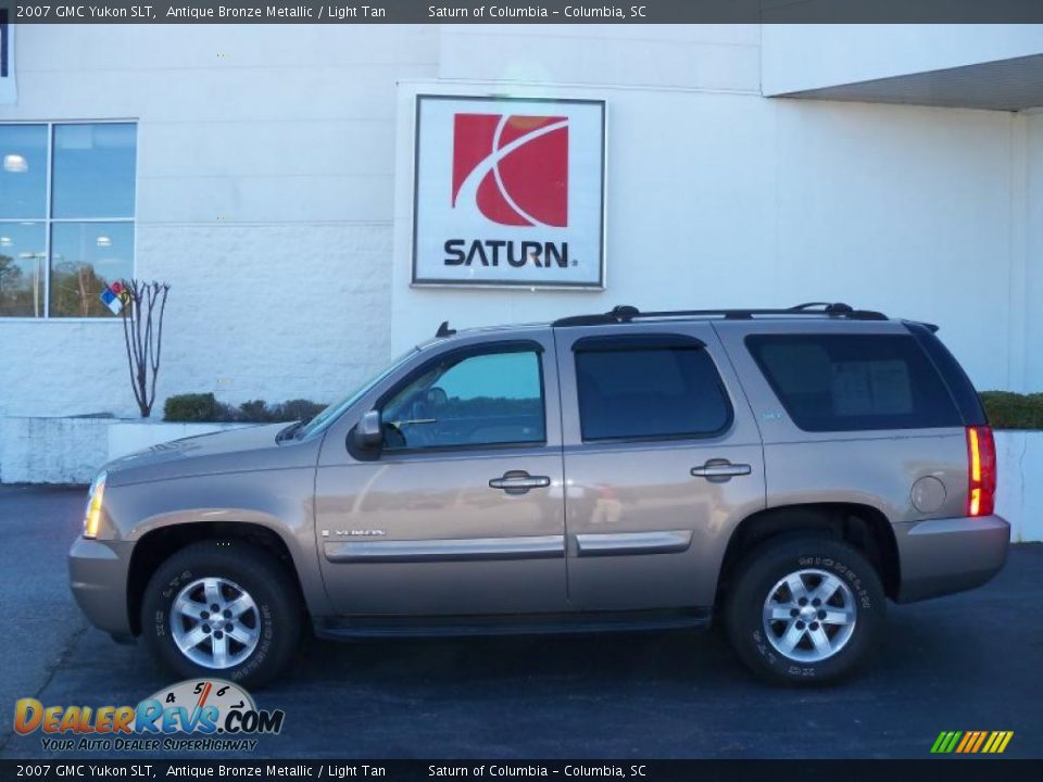 2007 GMC Yukon SLT Antique Bronze Metallic / Light Tan Photo #1