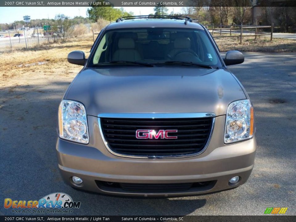 2007 GMC Yukon SLT Antique Bronze Metallic / Light Tan Photo #2