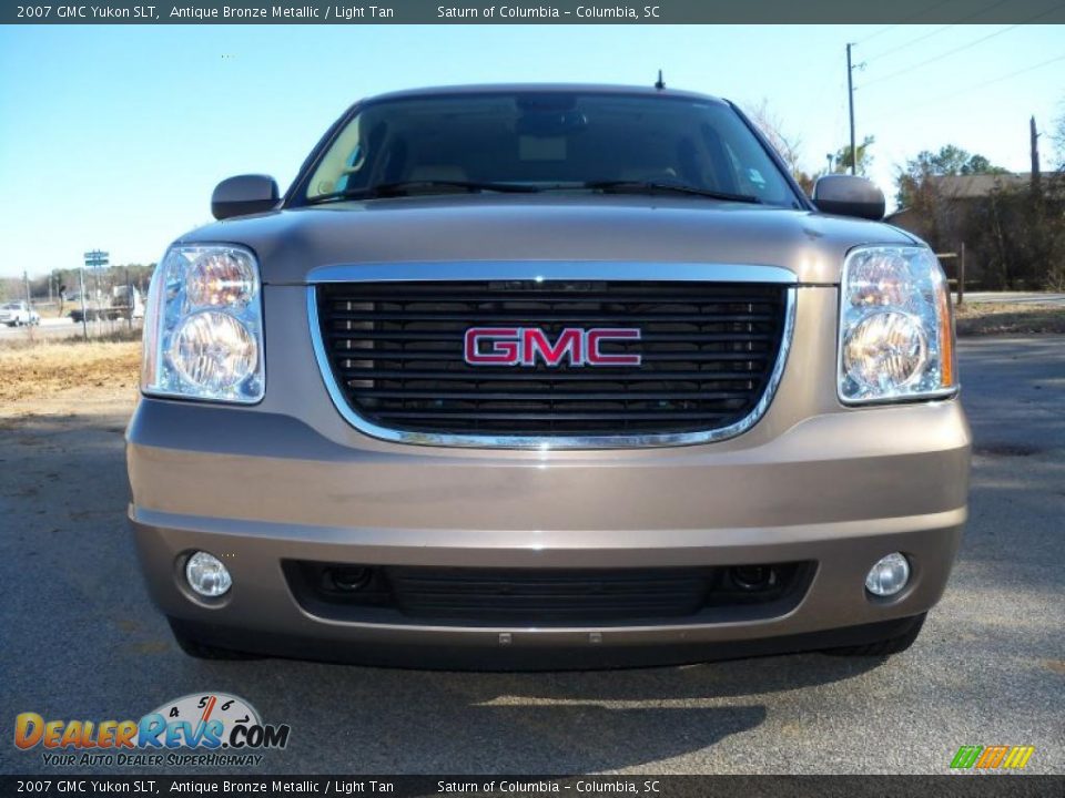 2007 GMC Yukon SLT Antique Bronze Metallic / Light Tan Photo #3