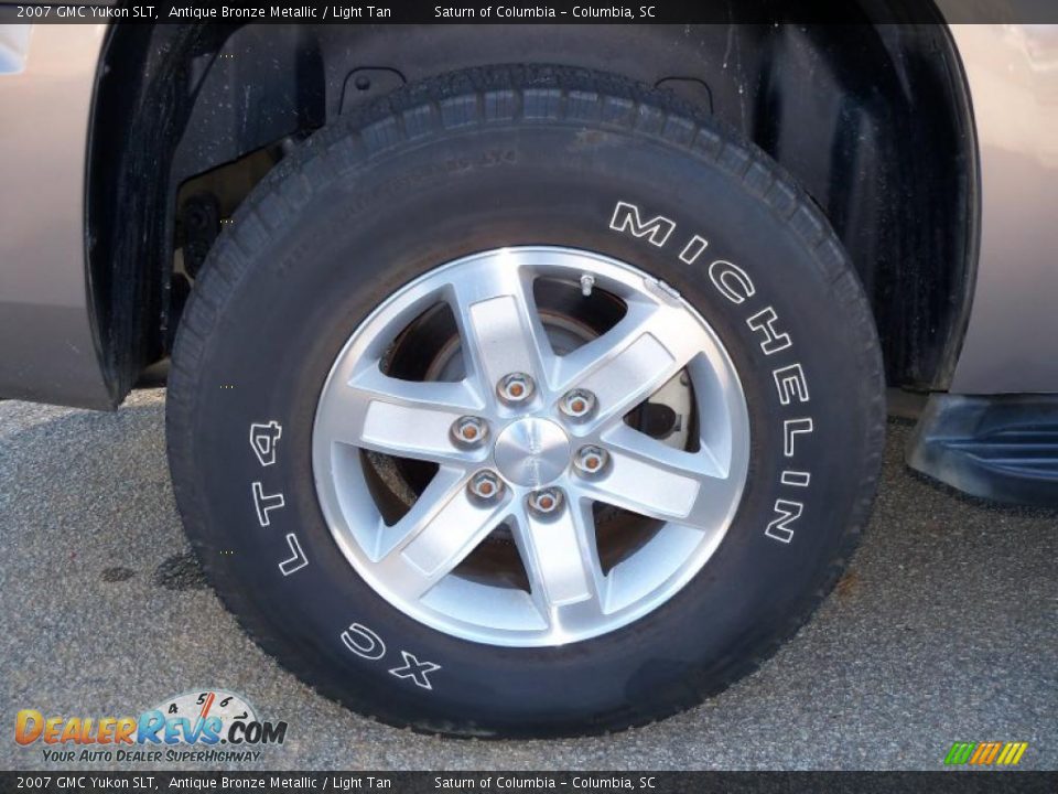 2007 GMC Yukon SLT Antique Bronze Metallic / Light Tan Photo #14
