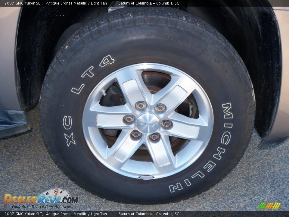 2007 GMC Yukon SLT Antique Bronze Metallic / Light Tan Photo #15