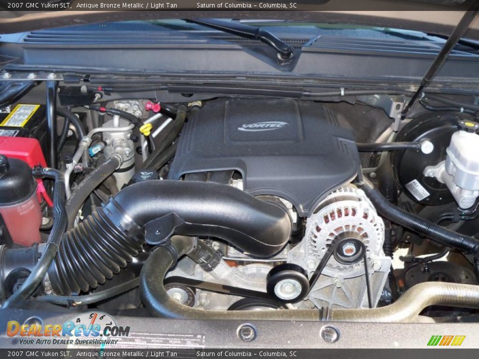 2007 GMC Yukon SLT Antique Bronze Metallic / Light Tan Photo #16