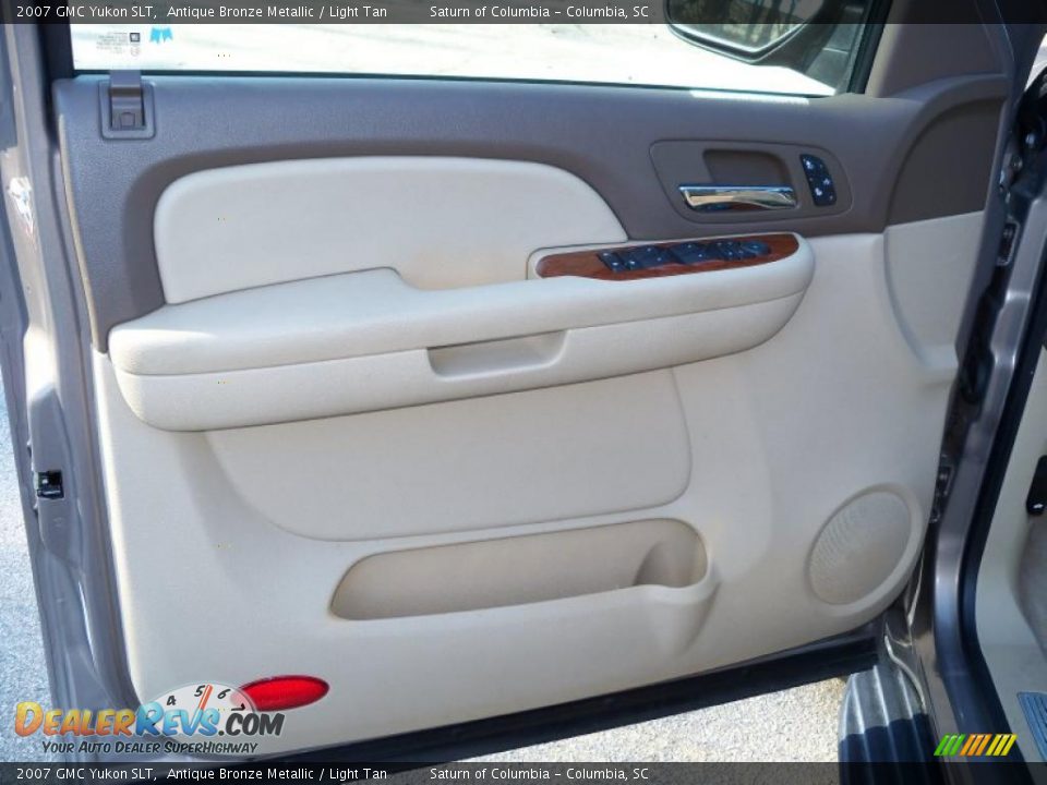 2007 GMC Yukon SLT Antique Bronze Metallic / Light Tan Photo #20