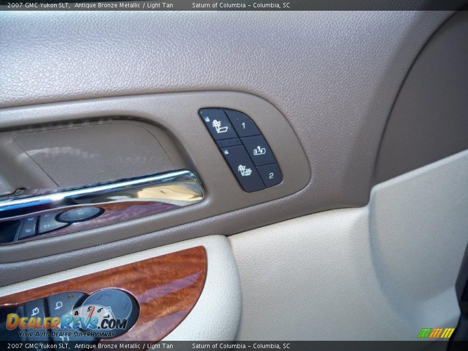 2007 GMC Yukon SLT Antique Bronze Metallic / Light Tan Photo #21