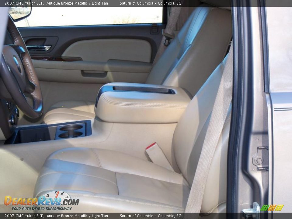 2007 GMC Yukon SLT Antique Bronze Metallic / Light Tan Photo #22