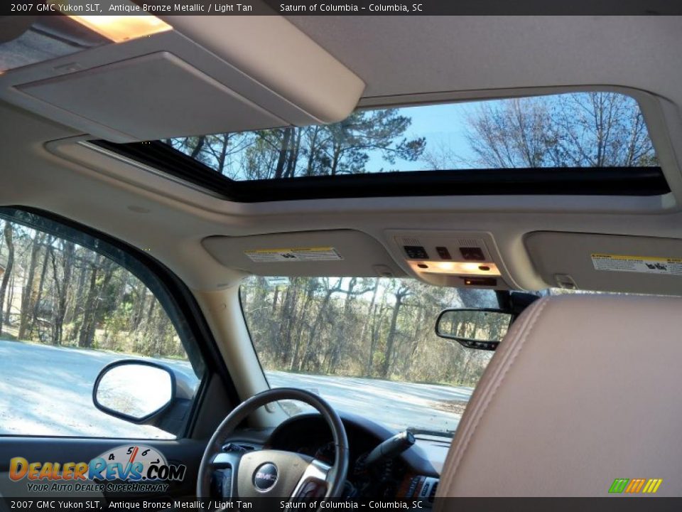 2007 GMC Yukon SLT Antique Bronze Metallic / Light Tan Photo #32