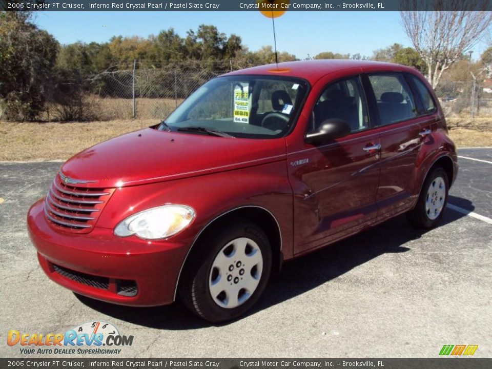 2006 Chrysler PT Cruiser Inferno Red Crystal Pearl / Pastel Slate Gray Photo #1