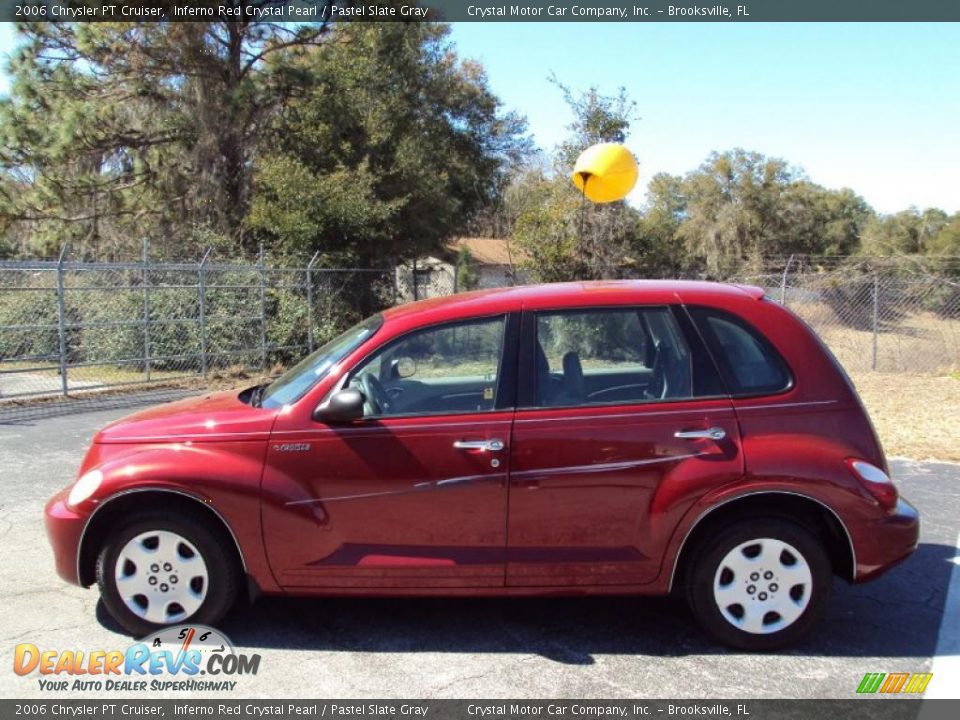 2006 Chrysler PT Cruiser Inferno Red Crystal Pearl / Pastel Slate Gray Photo #2