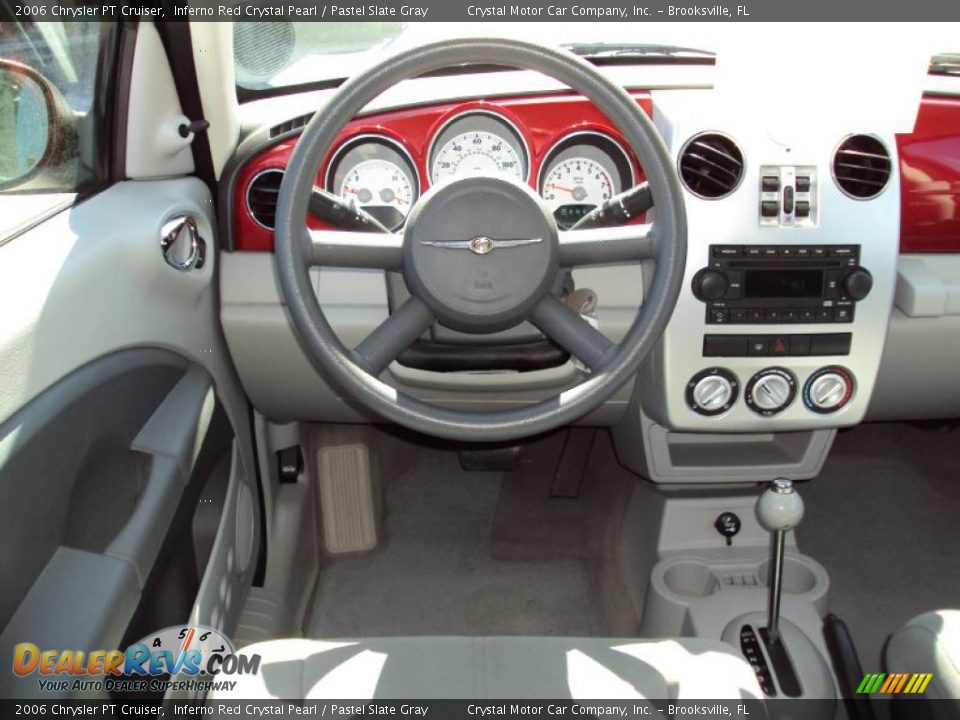 2006 Chrysler PT Cruiser Inferno Red Crystal Pearl / Pastel Slate Gray Photo #6