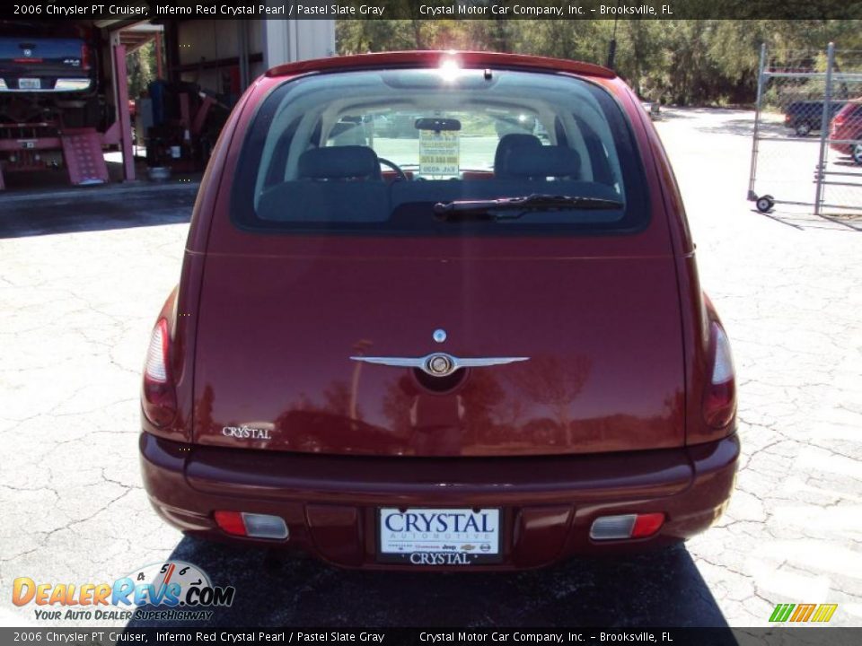 2006 Chrysler PT Cruiser Inferno Red Crystal Pearl / Pastel Slate Gray Photo #8
