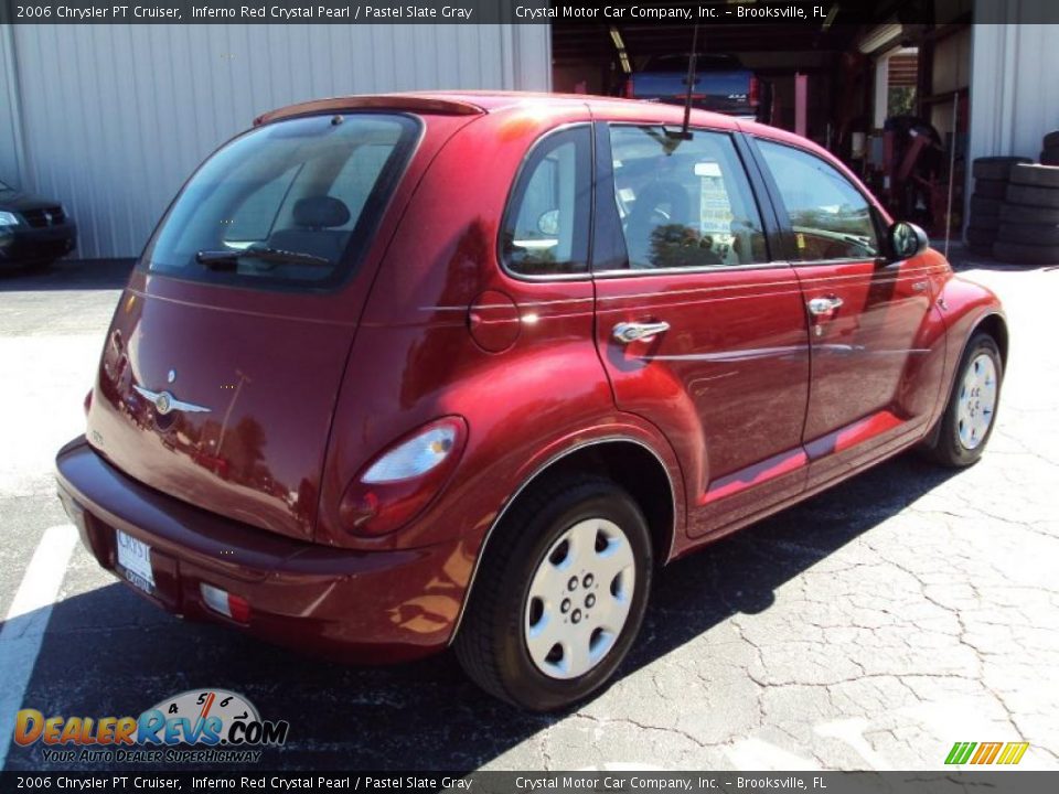 2006 Chrysler PT Cruiser Inferno Red Crystal Pearl / Pastel Slate Gray Photo #9