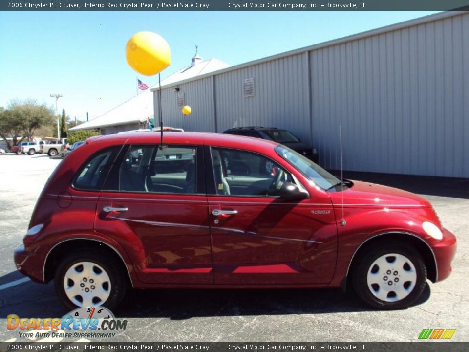 2006 Chrysler PT Cruiser Inferno Red Crystal Pearl / Pastel Slate Gray Photo #10
