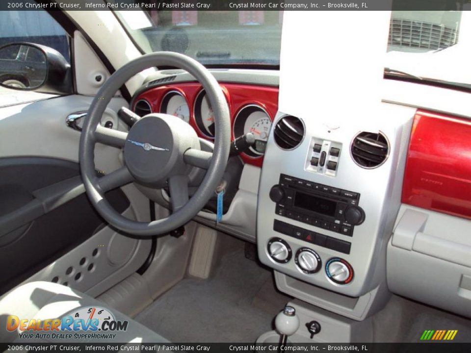 2006 Chrysler PT Cruiser Inferno Red Crystal Pearl / Pastel Slate Gray Photo #12