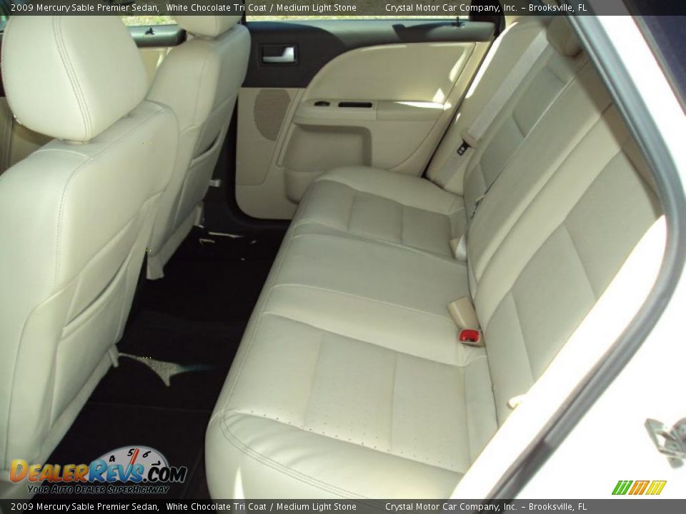 2009 Mercury Sable Premier Sedan White Chocolate Tri Coat / Medium Light Stone Photo #5