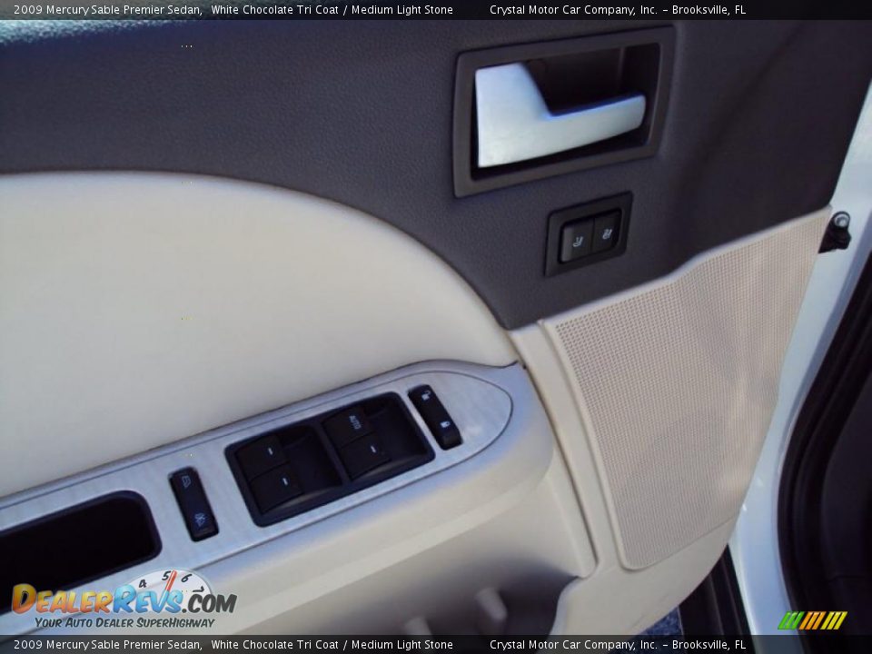 2009 Mercury Sable Premier Sedan White Chocolate Tri Coat / Medium Light Stone Photo #17