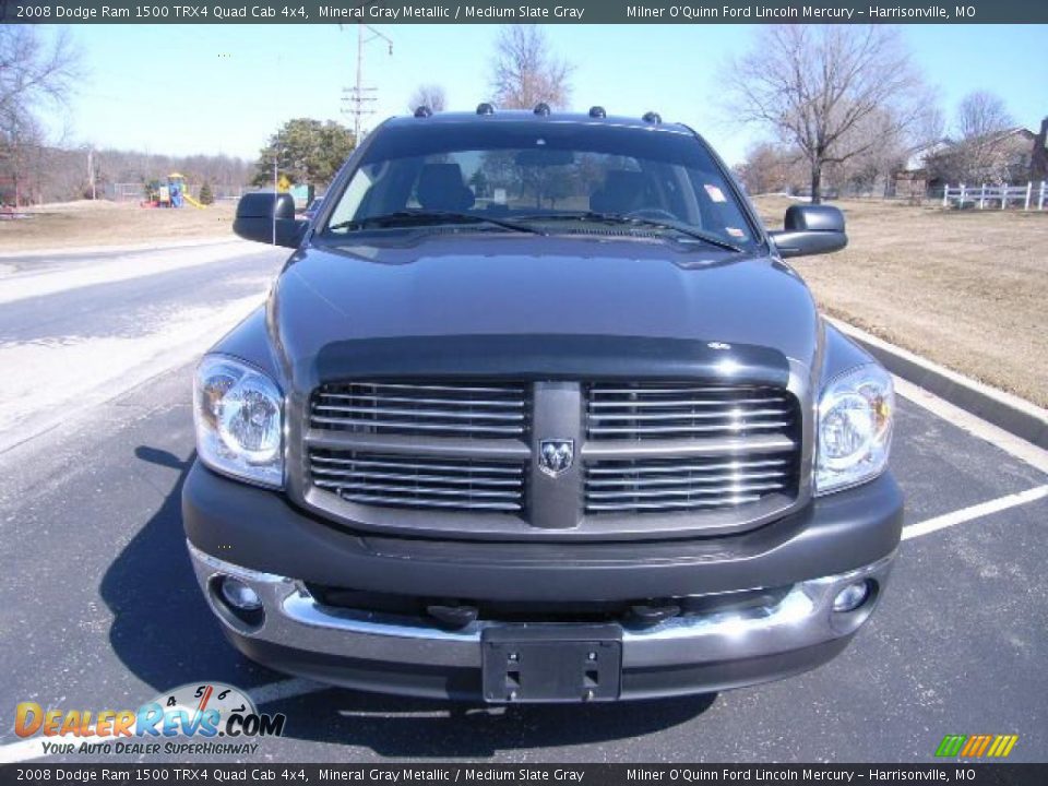 2008 Dodge Ram 1500 TRX4 Quad Cab 4x4 Mineral Gray Metallic / Medium Slate Gray Photo #8