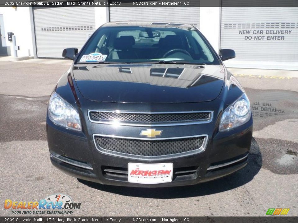 2009 Chevrolet Malibu LT Sedan Black Granite Metallic / Ebony Photo #2