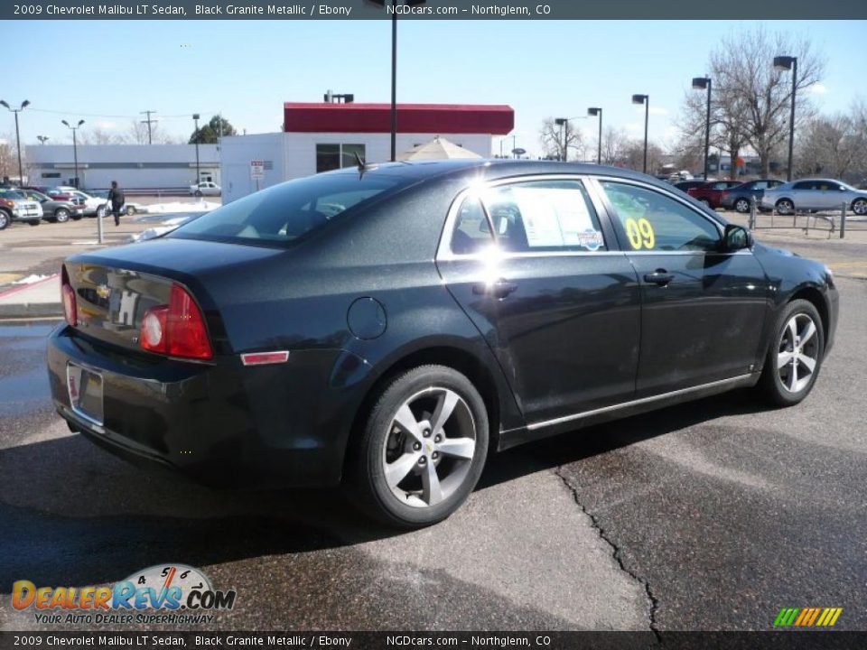 2009 Chevrolet Malibu LT Sedan Black Granite Metallic / Ebony Photo #4