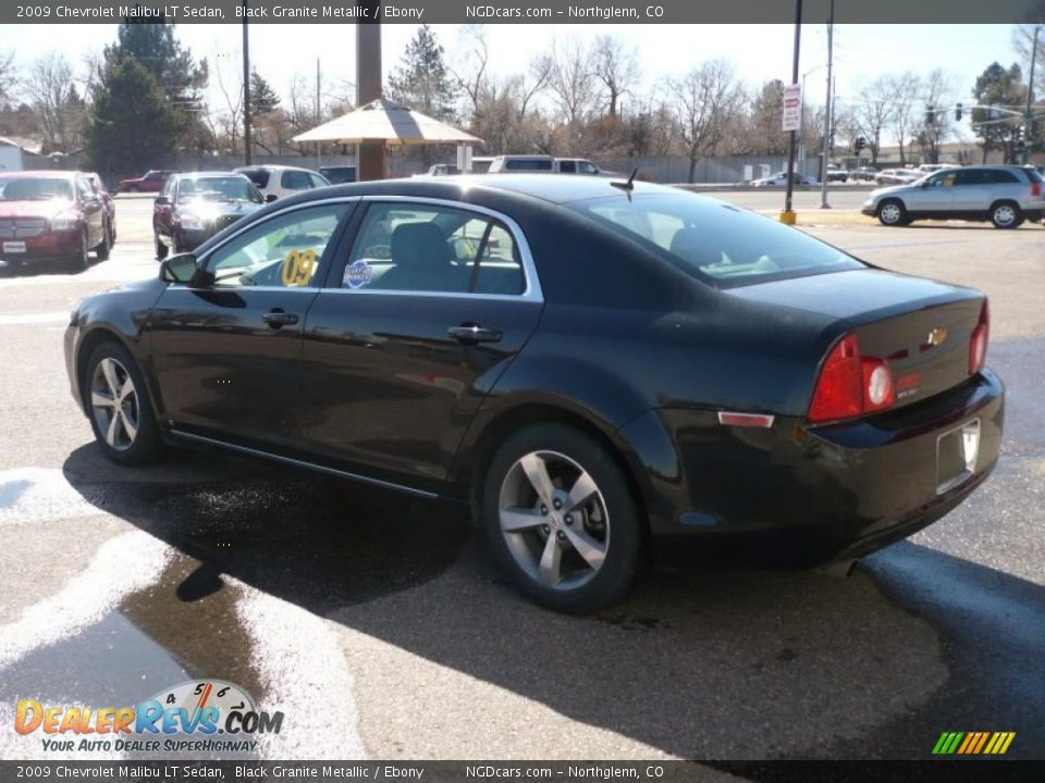 2009 Chevrolet Malibu LT Sedan Black Granite Metallic / Ebony Photo #6