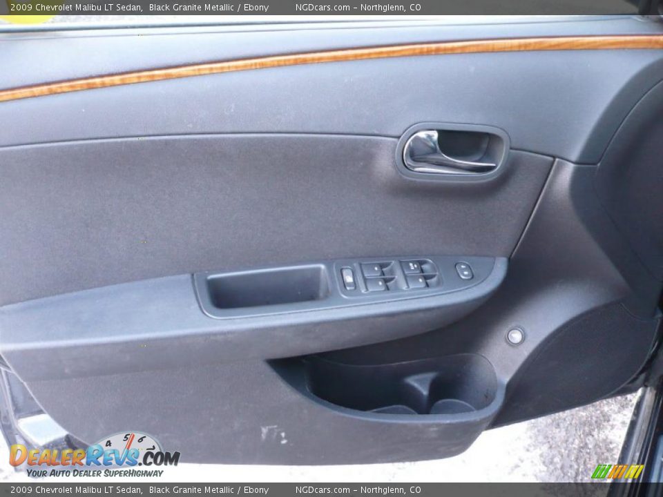 2009 Chevrolet Malibu LT Sedan Black Granite Metallic / Ebony Photo #7