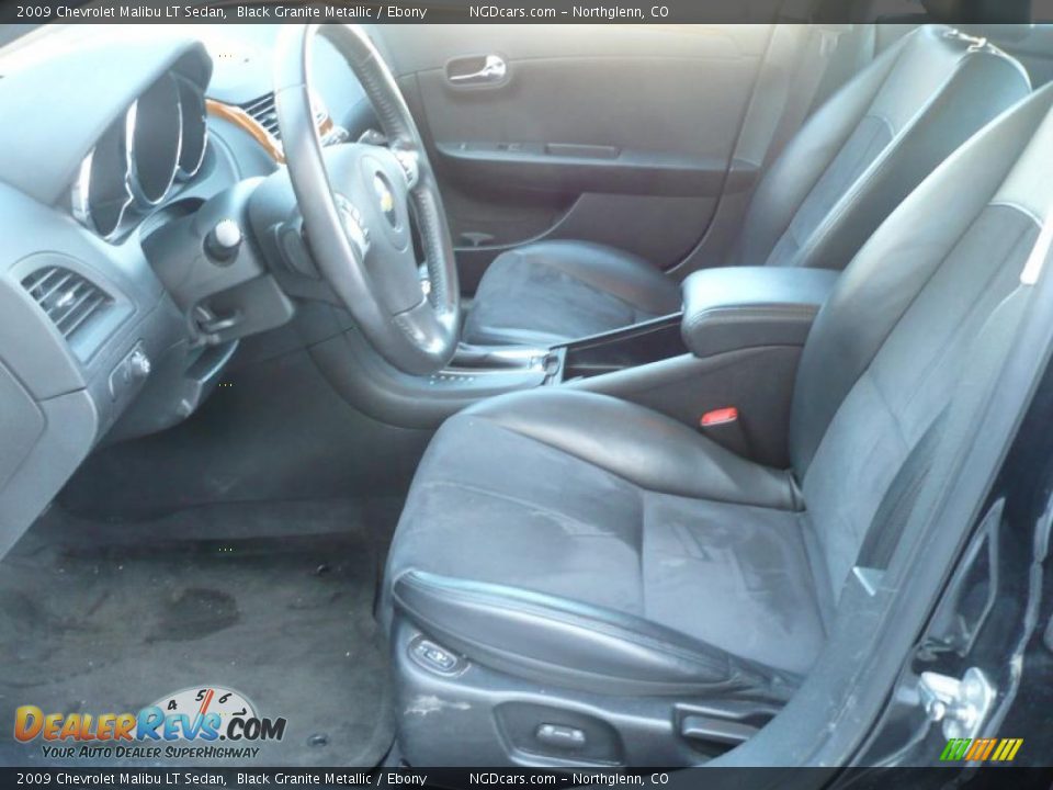 2009 Chevrolet Malibu LT Sedan Black Granite Metallic / Ebony Photo #9