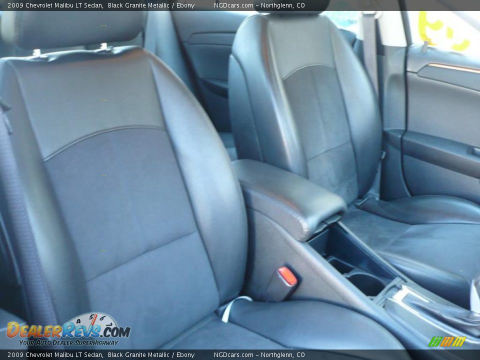 2009 Chevrolet Malibu LT Sedan Black Granite Metallic / Ebony Photo #12