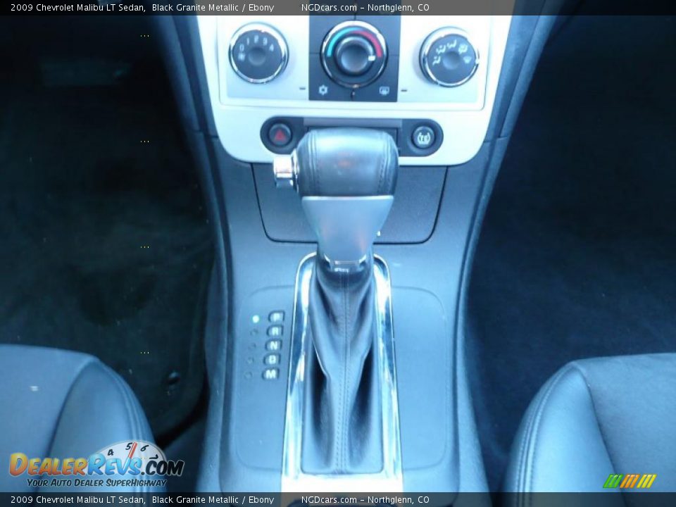 2009 Chevrolet Malibu LT Sedan Black Granite Metallic / Ebony Photo #15