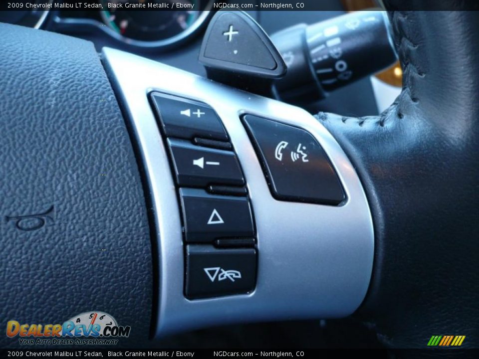 2009 Chevrolet Malibu LT Sedan Black Granite Metallic / Ebony Photo #20