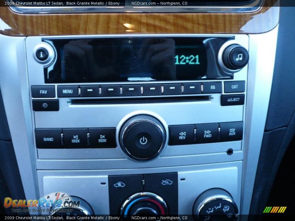 2009 Chevrolet Malibu LT Sedan Black Granite Metallic / Ebony Photo #21