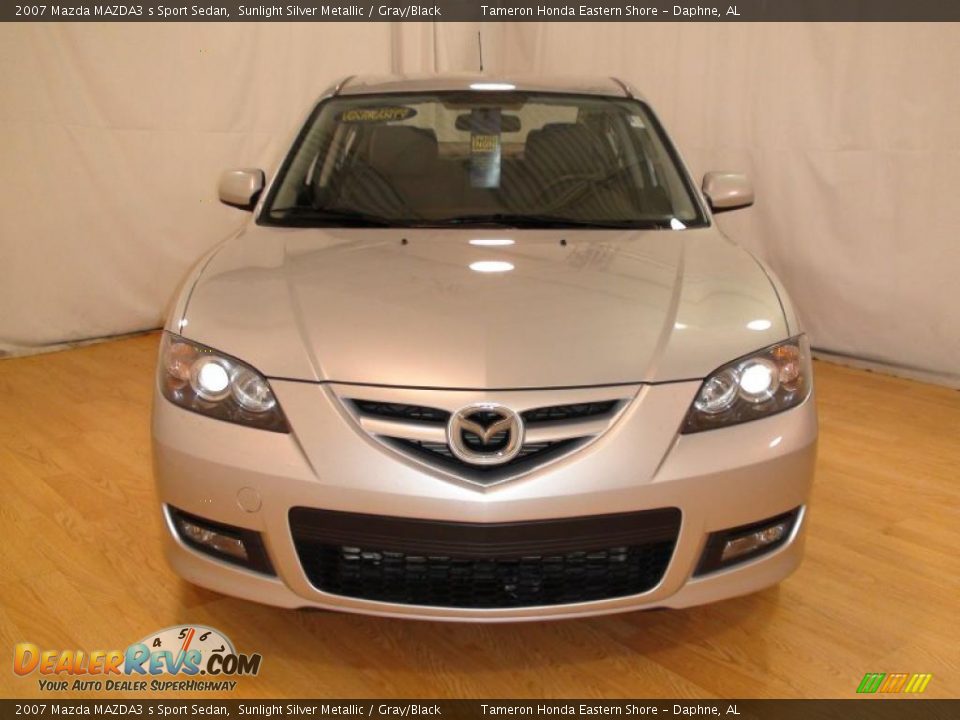 2007 Mazda MAZDA3 s Sport Sedan Sunlight Silver Metallic / Gray/Black Photo #3