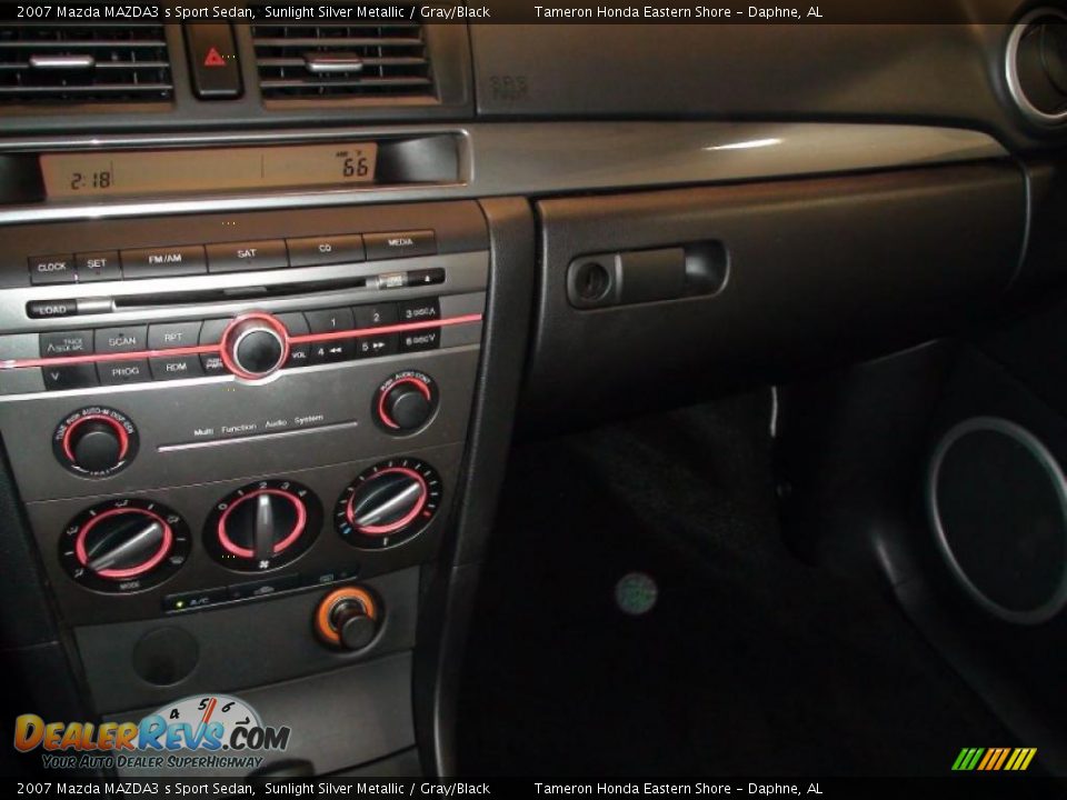 2007 Mazda MAZDA3 s Sport Sedan Sunlight Silver Metallic / Gray/Black Photo #20