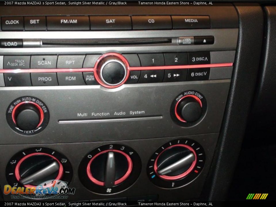 2007 Mazda MAZDA3 s Sport Sedan Sunlight Silver Metallic / Gray/Black Photo #21