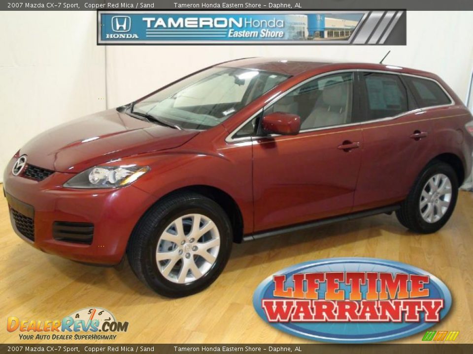 2007 Mazda CX-7 Sport Copper Red Mica / Sand Photo #1