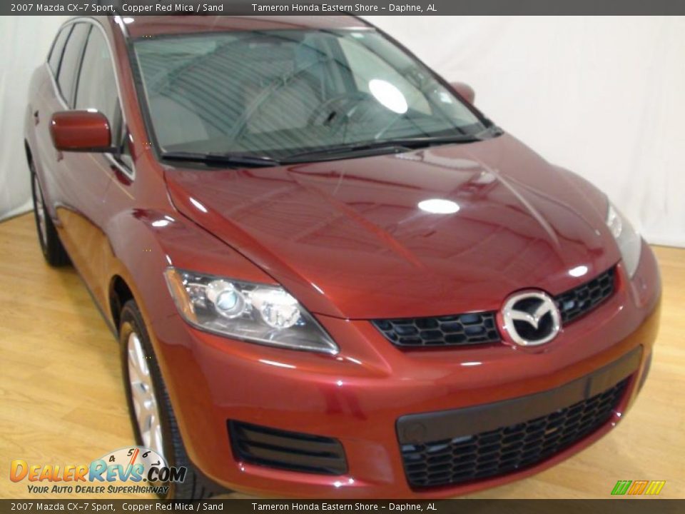 2007 Mazda CX-7 Sport Copper Red Mica / Sand Photo #2