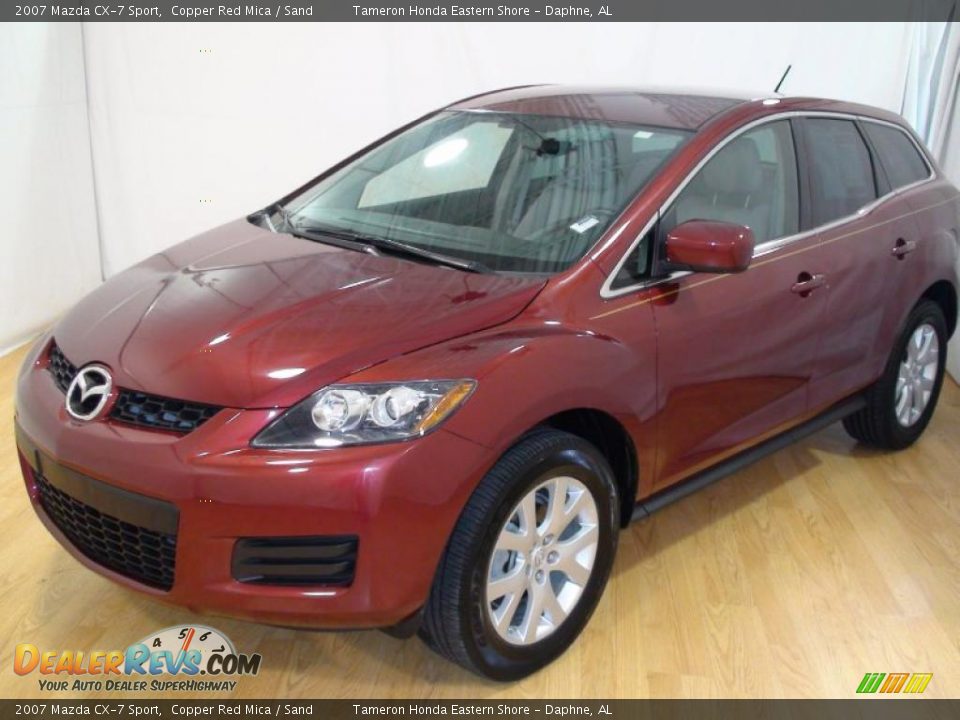 2007 Mazda CX-7 Sport Copper Red Mica / Sand Photo #4