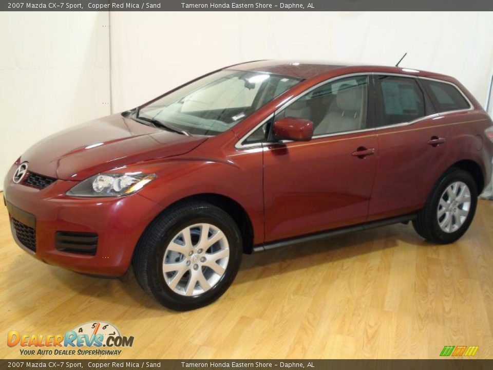 2007 Mazda CX-7 Sport Copper Red Mica / Sand Photo #5