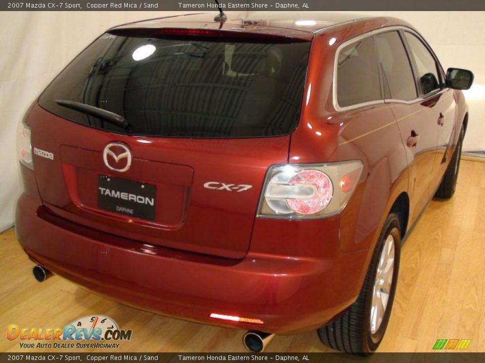 2007 Mazda CX-7 Sport Copper Red Mica / Sand Photo #7