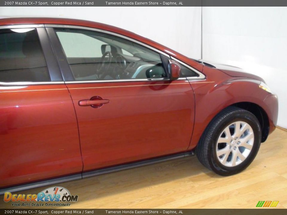 2007 Mazda CX-7 Sport Copper Red Mica / Sand Photo #9