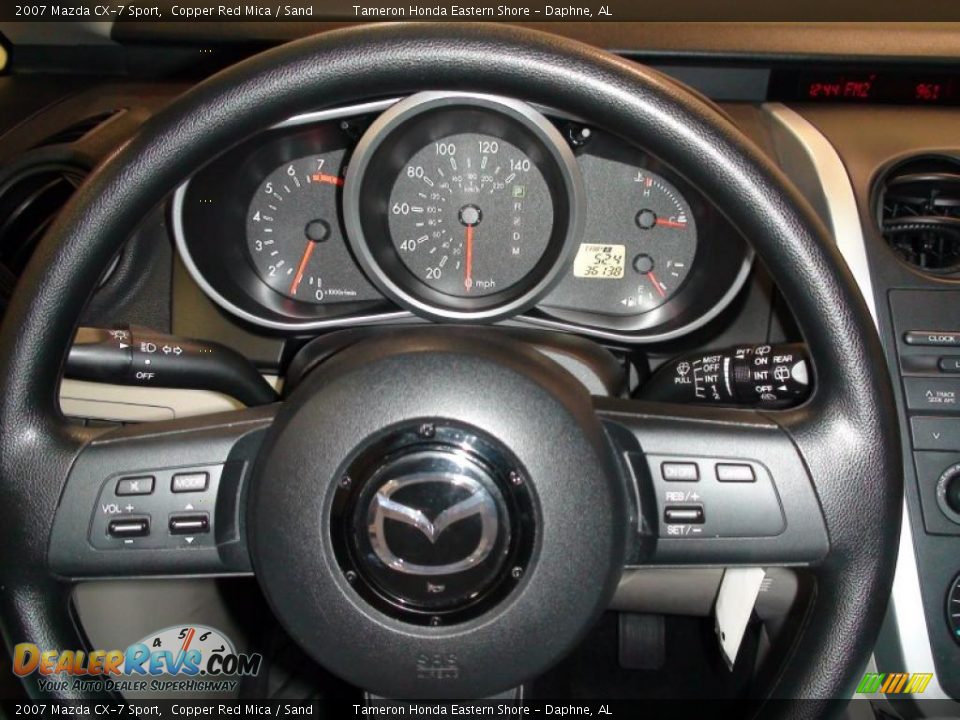 2007 Mazda CX-7 Sport Copper Red Mica / Sand Photo #13