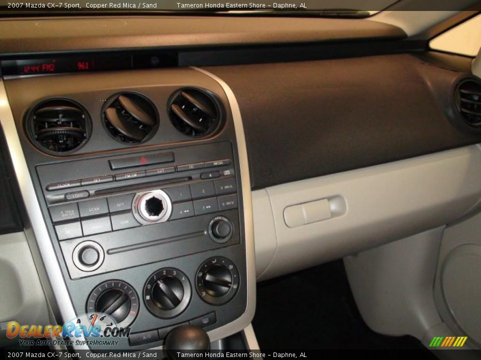 2007 Mazda CX-7 Sport Copper Red Mica / Sand Photo #16