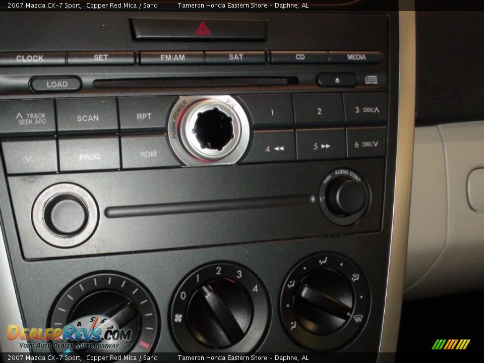 2007 Mazda CX-7 Sport Copper Red Mica / Sand Photo #17