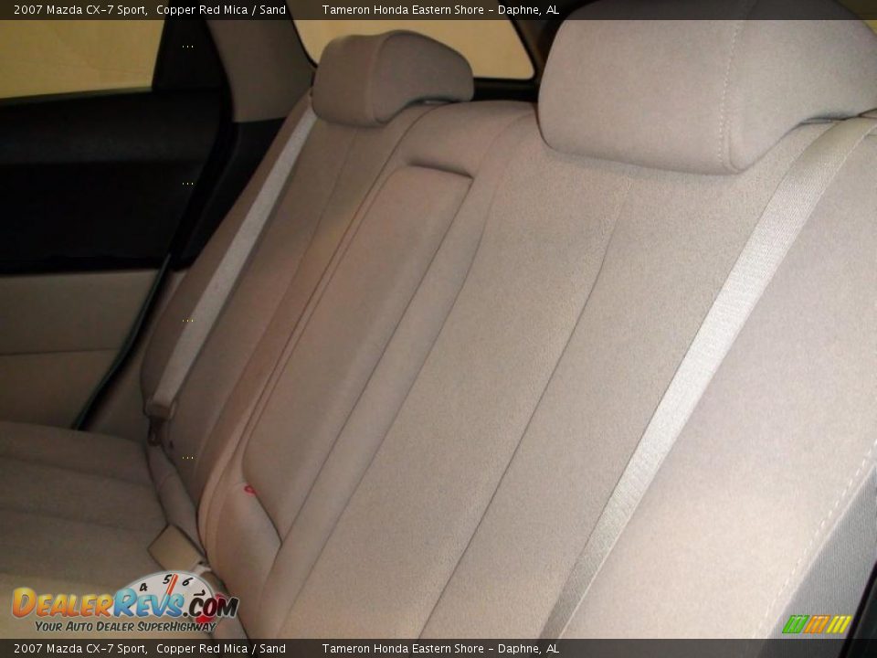 2007 Mazda CX-7 Sport Copper Red Mica / Sand Photo #21