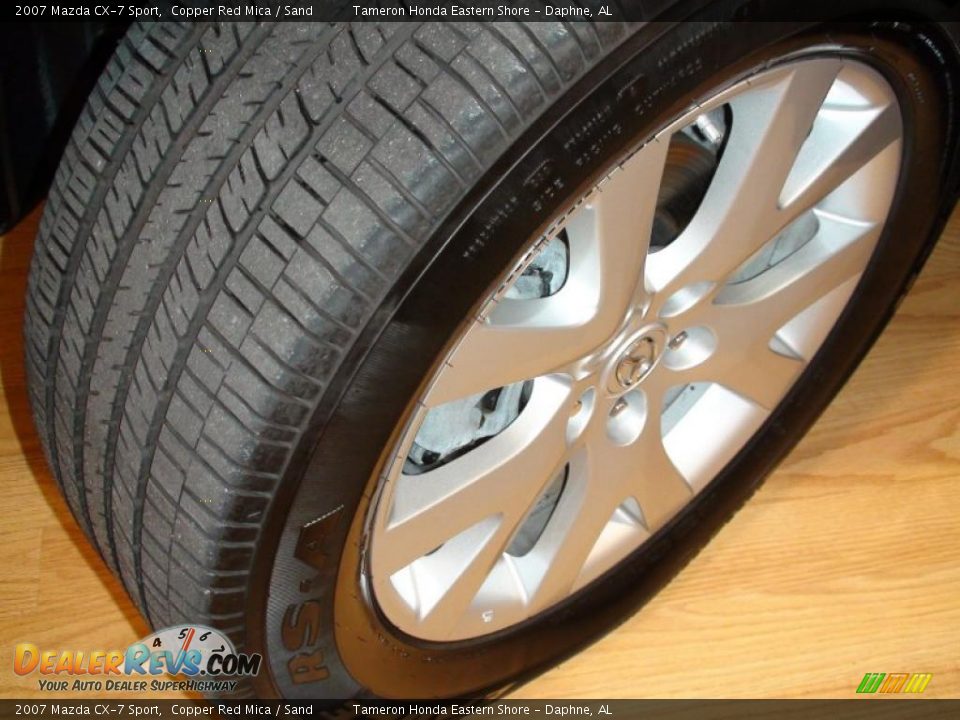 2007 Mazda CX-7 Sport Copper Red Mica / Sand Photo #23