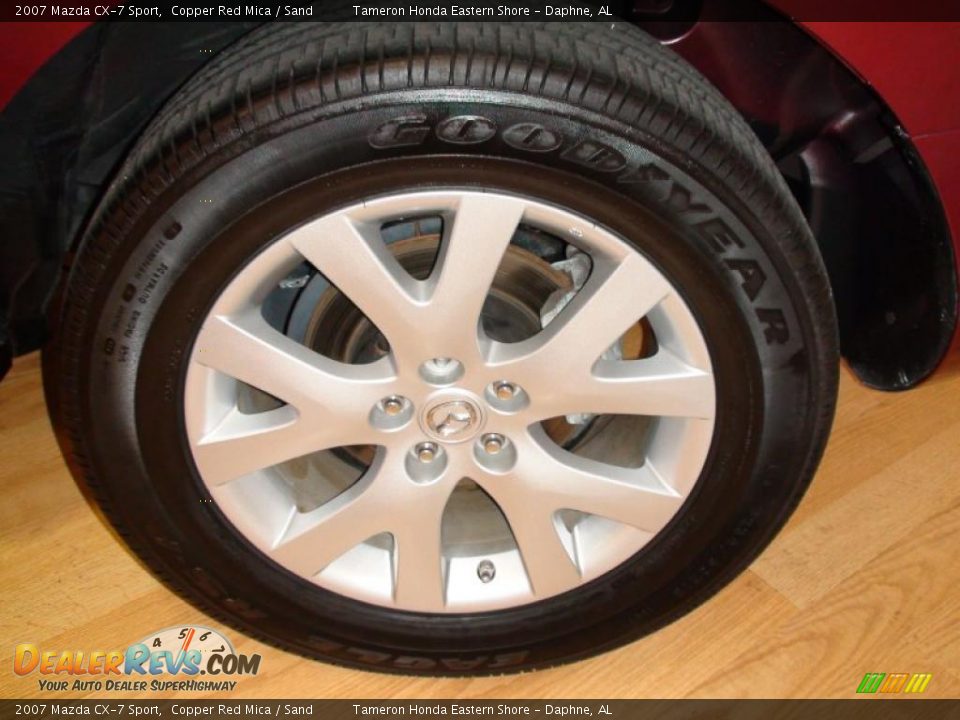 2007 Mazda CX-7 Sport Copper Red Mica / Sand Photo #24