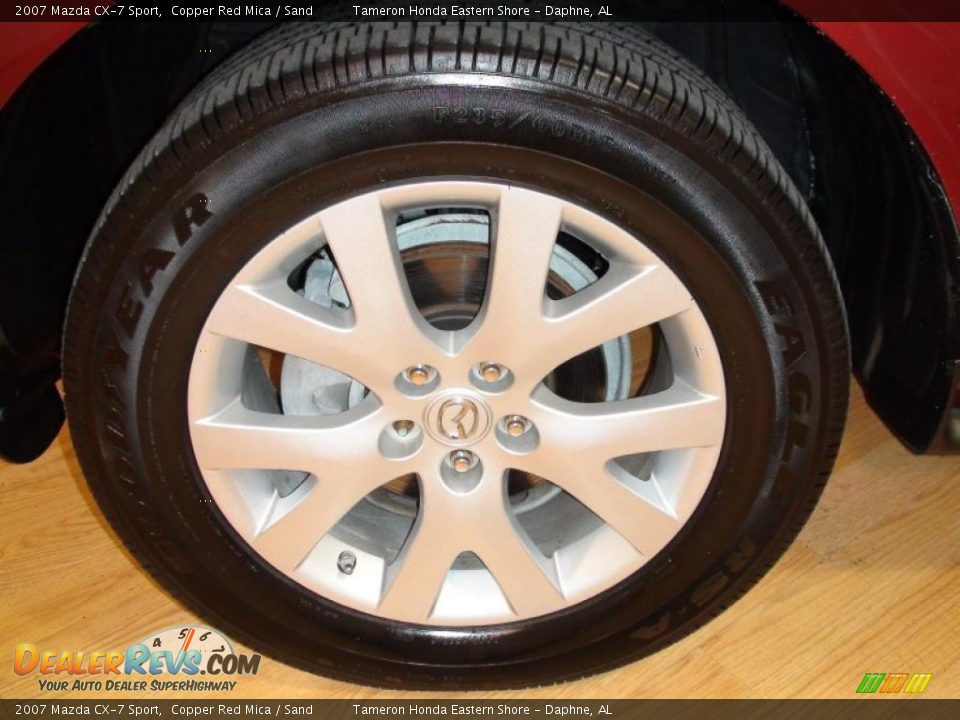 2007 Mazda CX-7 Sport Copper Red Mica / Sand Photo #25