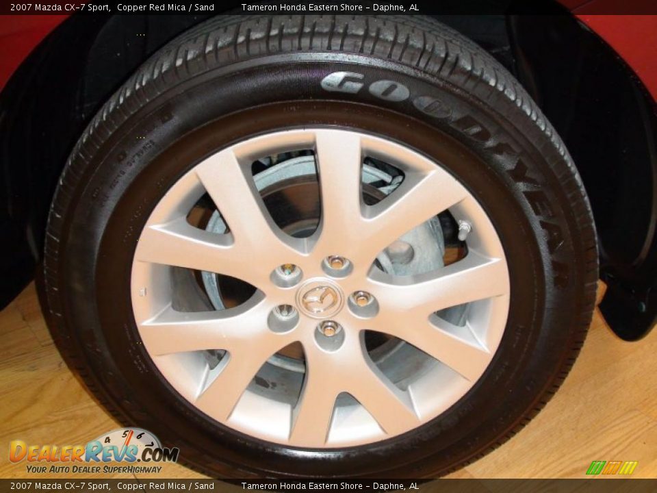 2007 Mazda CX-7 Sport Copper Red Mica / Sand Photo #26