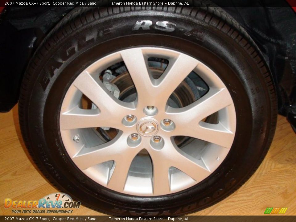 2007 Mazda CX-7 Sport Copper Red Mica / Sand Photo #27