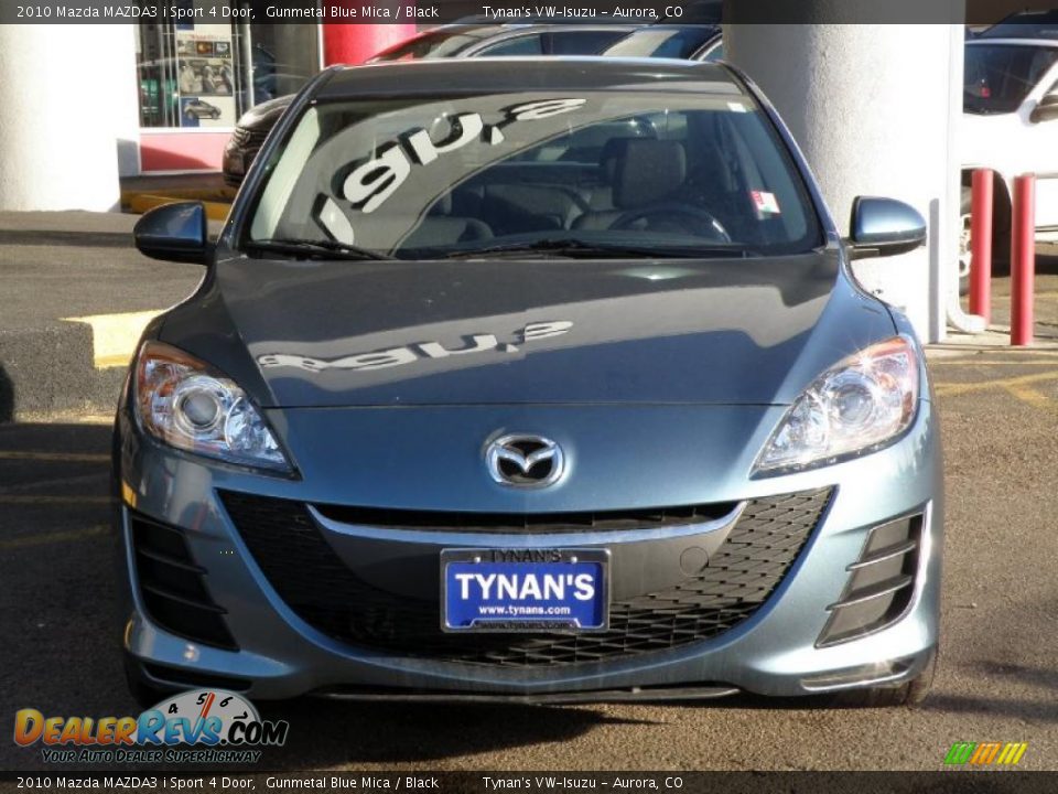 2010 Mazda MAZDA3 i Sport 4 Door Gunmetal Blue Mica / Black Photo #2