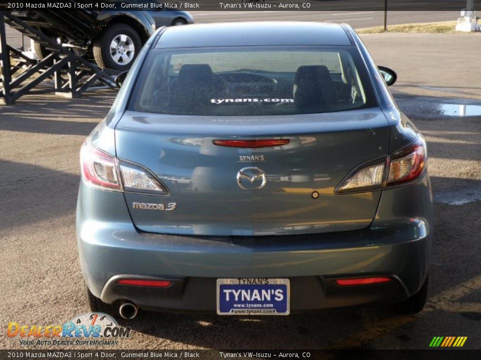2010 Mazda MAZDA3 i Sport 4 Door Gunmetal Blue Mica / Black Photo #5